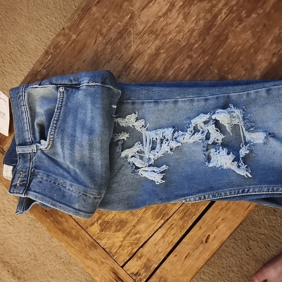 Free People distressed high waisted jeans - Picture 3 of 5
